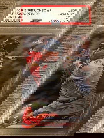 2018 Topps Chrome Rafael Devers PSA 10