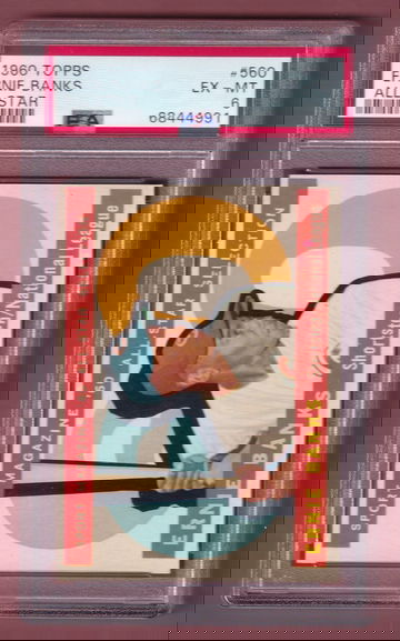 1960 Topps #560 Ernie Banks All Star PSA 6