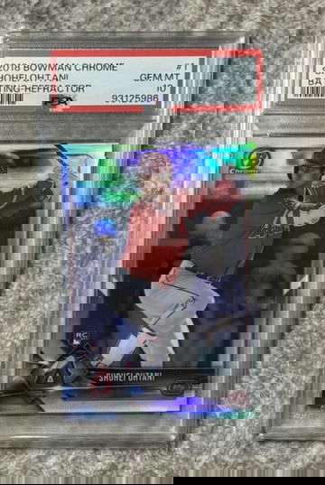 2018 Bowman Chrome Shohei Ohtani Refractor /499 PSA 10 Gem Mint