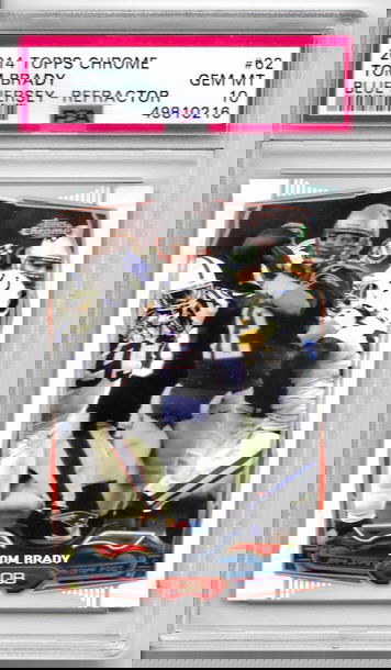 2014 Topps Chrome Refractor Tom Brady