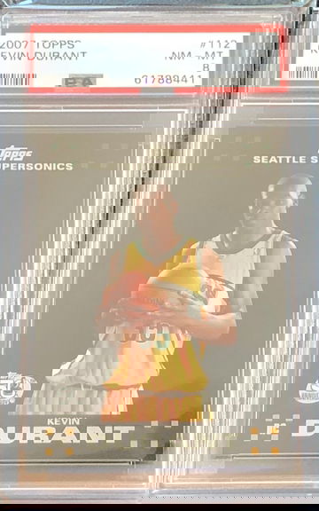 2007 Topps Kevin Durant #112 PSA 8