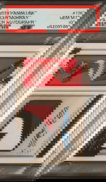 2019 Panini One Premium Kyler Murray Rookie Patch Auto RPA /99