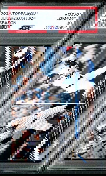 2024 Topps Now Aaron Judge / Shohei Ohtani MVP Offseason OSJO Gem Mint PSA 10