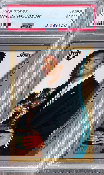 1998 Topps #356 Charles Woodson PSA 9 RC