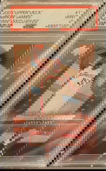 2003 Upper Deck LeBron James Rookie Exclusives