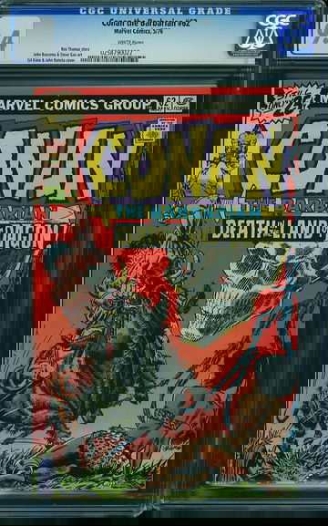 CONAN THE BARBARIAN #62, CGC 9.4 NM