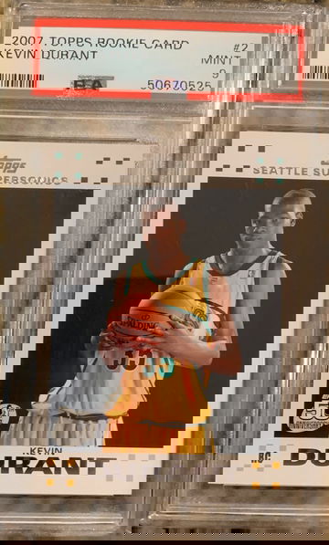 2007 Topps Kevin Durant Rookie PSA 9
