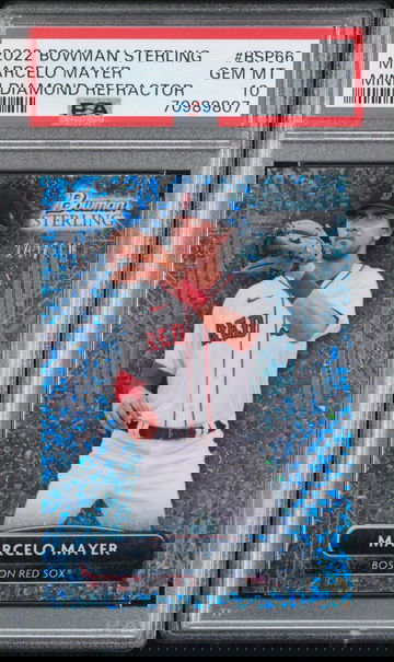 2022 Bowman Sterling Marcelo Mayer Mini Diamond Refractor /150 PSA 10