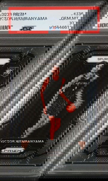 Victor Wembanyama 2023 Panini Prizm #136 PSA 10