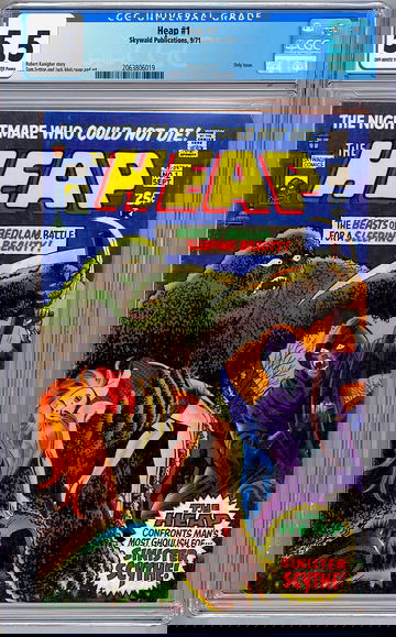 HEAP #1 CGC 5.5 HTF *1ST/ONE & ONLY ISSUE* KANIGHER STORY SUTTON & ABEL ART 1971