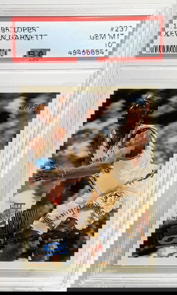 1995-96 Topps #237 Kevin Garnett Timberwolves PSA 10