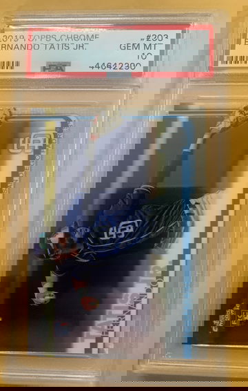 2019 topps chrome Fernando tatis psa 10