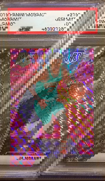 Ja Morant 2019-20 Mosaic Pink Camo Prizm PSA 10