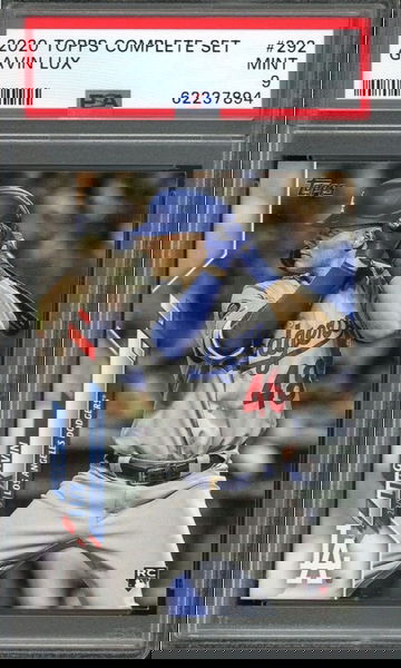 2020 GAVIN LUX Topps Complete PSA 9 Rookie RC #292 LOS ANGELES DODGERS