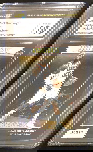 2018-19 Panini Hoops Highlights #H-3 LeBron James Graded CSG Gem Mint 10