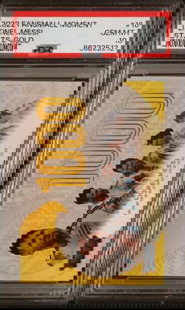 PSA 10 2023 Fansmall GOAT Lionel Messi Gold /10 High End POP 1 Grail Card Arg