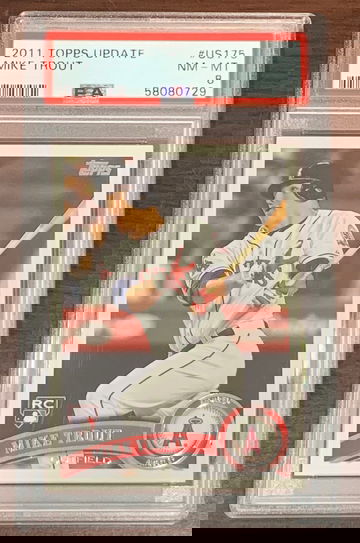 2011 Topps Update Mike Trout PSA 8