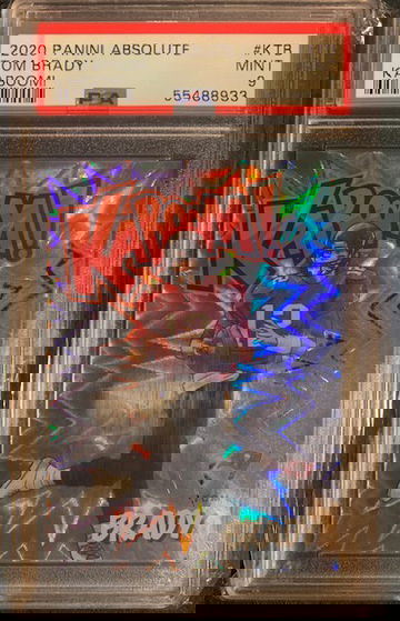 2020 Panini Absolute Tom Brady Kaboom PSA 9