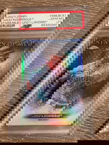 JULIO RODRIGUEZ 2022 Topps Chrome Stars of Stars Of MLB RC PSA 10 GEM MINT