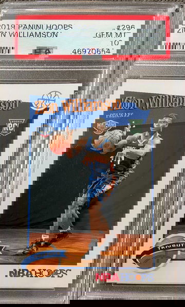 2019 Panini Hoops Zion Williamson PSA 10