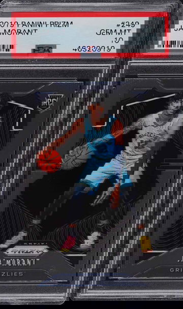 2019 Panini Prizm Ja Morant ROOKIE RC #249 PSA 10