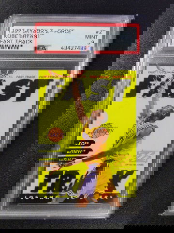 1997 Skybox Z-FORCE Fast Track #2 Lakers KOBE BRYANT PSA 9