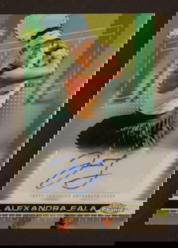 2024 Topps Chrome Alexandra Eala Chrome Auto Card Rookie