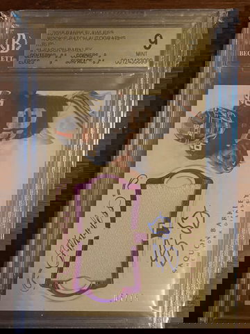 2018 Saquon Barkley Panini Flawless Patch Auto /15