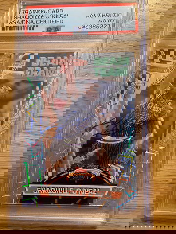 Shaquille O’Neal Signed Auto Rookie 1993 Beam Team