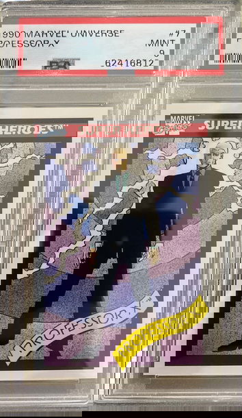 1990 Marvel Universe Professor X #7 PSA 9