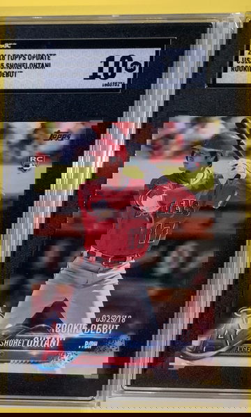 2018 Topps Update Shohei Ohtani Rookie Debut Gem Mint 10