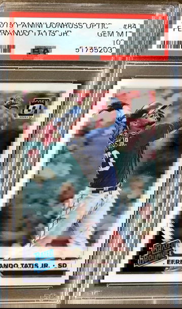 Fernando Tatis Jr. Optic Rookie PSA 10