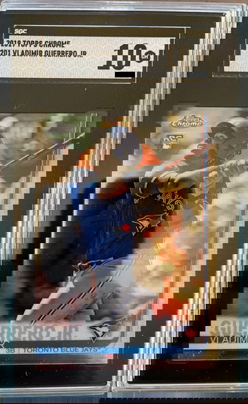 2019 Topps Chrome Vladimir Guerrero Jr Rookie Card RC #201 SGC 10 GEM