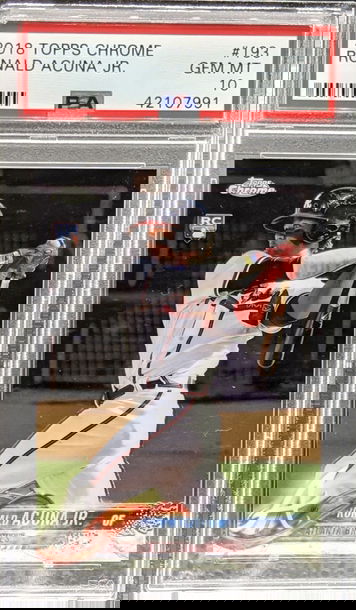 2018 Topps Chrome Acuna #193