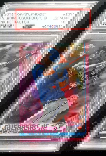 2019 Topps Chrome Pink Refractor Vladimir Guerrero Jr. PSA 10