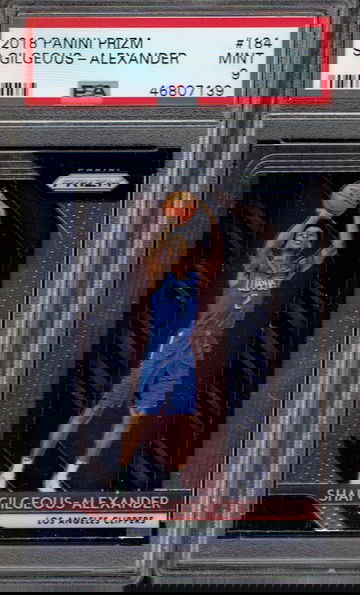 Shai Gilgeous Alexander 2018 Panini Prizm RC PSA 9