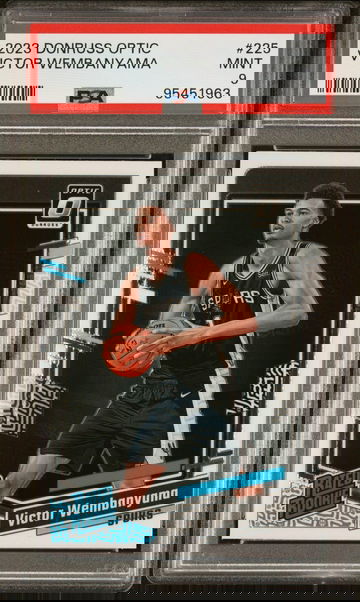 2023 Donruss Optic Basketball Victor Wembanyama Rated Rookie PSA 9 MINT #225