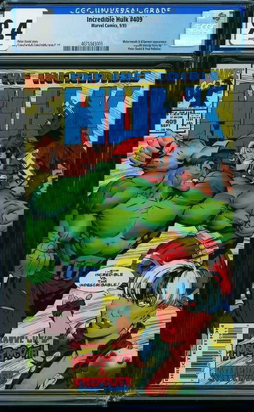 INCREDIBLE HULK #409, CGC 9.4 NM