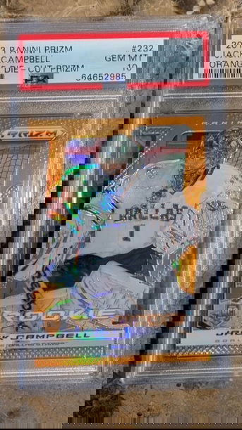 2013-14 Panini Prizm Orange Die-Cut Prizm /50 Jack Campbell #232 Rookie RC