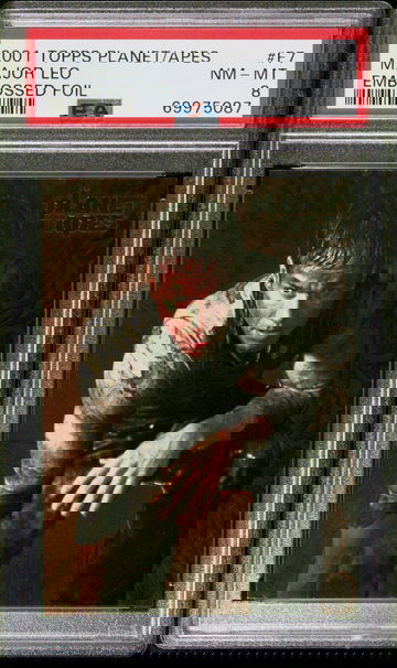 Mark Wahlberg Planet of The Apes 2001 Topps PSA 8 Embossed Foil Card