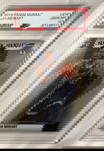 2019 PANINI CHRONICLES, #274 JA MORANT GEM- MINT 10