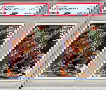 Anfernee Penny Hardaway 1992 Topps 334 RC PSA 6 9 lot 2