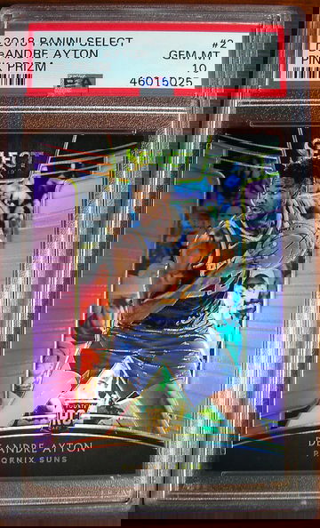 DeAndre Ayton 2018 Select #2 Pink Prizm /10 PSA 10