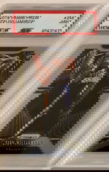 2019 Prizm Zion Williamson PSA 9 RC