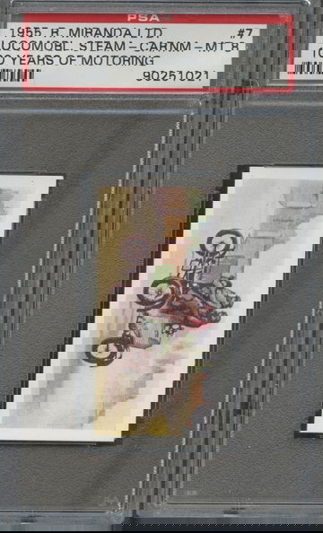 1955 R. Miranda LTD. 100 Years of Motoring #7 Locomobile Steam Car PSA 8 NM/MT