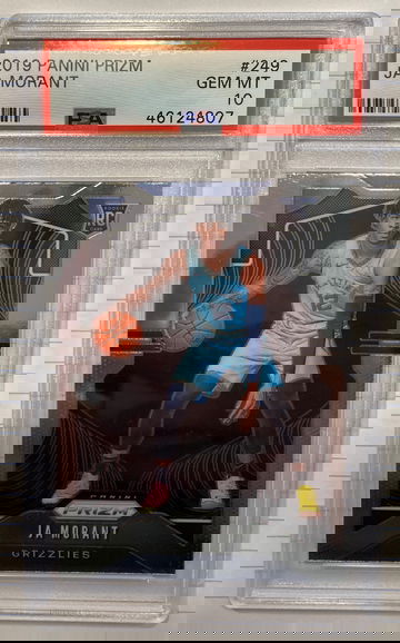 2019 prizm Ja Morant psa 10 