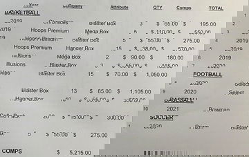 Unopened wax lot for private individual 