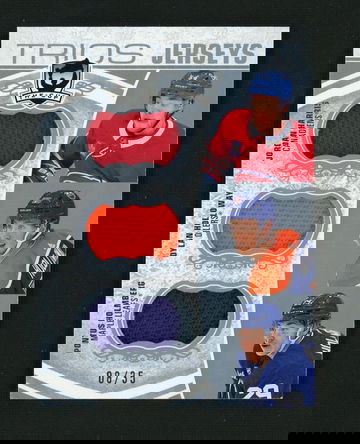 2022 Upper Deck The Cup Jordan Harris Dylan Holloway Pontus Holmberg /35