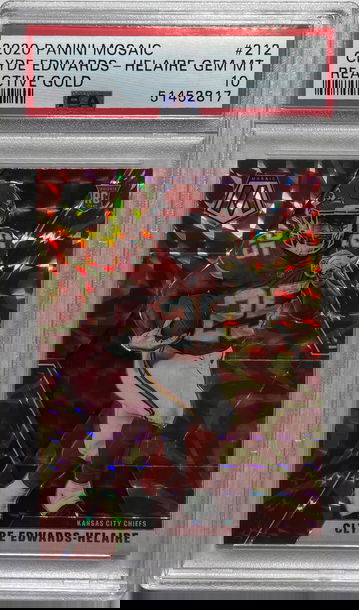 2020 Clyde edwards helaire psa 10 mosaic 