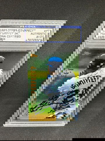 1999 TOPPS #P1 KEN GRIFFEY JR. PICTURER PERFECT PSA/DNA AUTO AUTHENTIC HOF